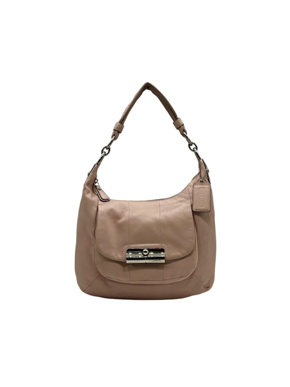 Coach Pale Pink Leather Kristin Hobo Bag 16808